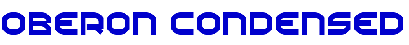 Oberon Condensed 字体